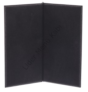 Kod: 188 Vidalı Kesik Model Metal Plakalı Menü Kabı (Görsel Ebat: 19x32 cm)