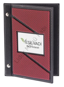 Kod: Set 06 Vidalı Parçalı Desen Metal Plakalı Menü Seti