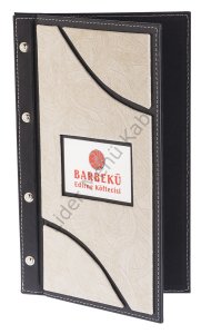 Kod: Set 09 Vidalı Parçalı Desen Metal Plakalı Menü Seti