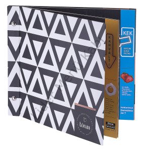 Kod: 11042 Vidalı Yatay Ofset Menü Kabı (28x25 cm)