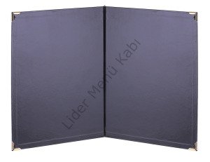 Kod: 11045 Vidalı Menü Kabı Ofset Baskılı Metal Kenarlı