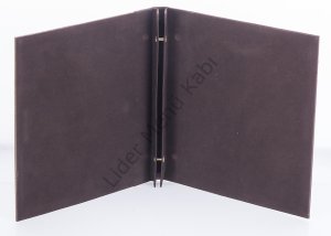 Kod: 0512 Ahşap İçten Vidalı Lazer Baskı Menü Kabı (Ebat: 25x25 cm)
