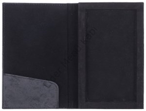Kod: 955 Nubuk Deri Kabartma+Serigraf Baskılı Hesap Sümeni (Ebat: 12x20 cm)