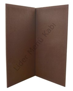 Kod: 0316 Vidalı Düz Model Sıcak Baskılı Menü Kabı (19x31 cm)