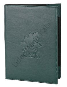 Kod: 0281 Düz Model Sıcak Baskılı Menü Kabı (Ebat: 23x32 cm)