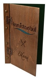 Kod: 0574 Ahşap Menü Kabı