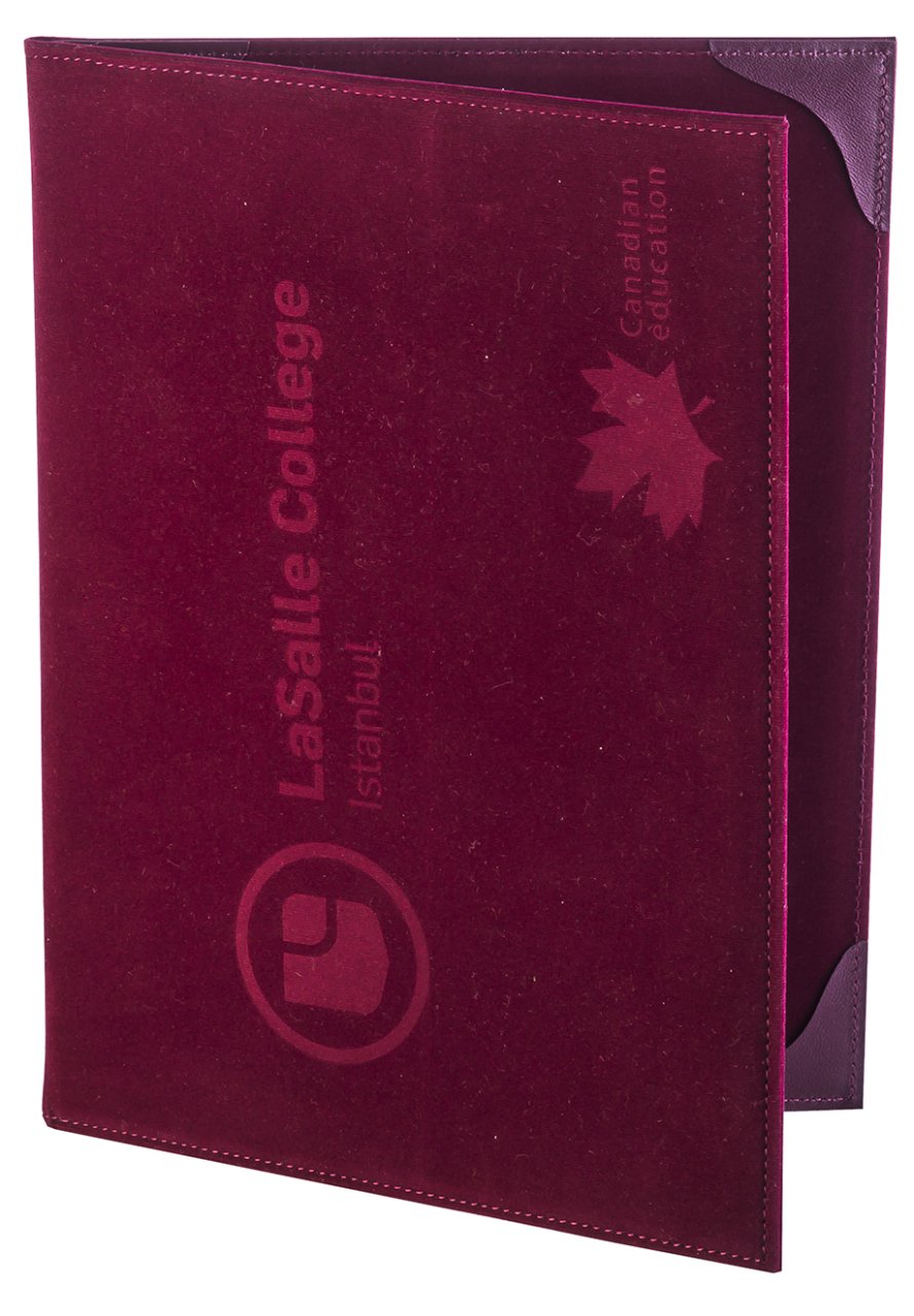 Kod: 0906 Diploma ve Sertifika Kabı Termo Deri Varak Yaldız (23x32 cm)