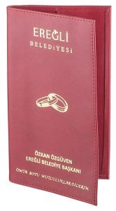 Kod: 906 Deri Evlilik Cüzdanı