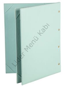 Vidalı Menü Kabı Kabartma Baskılı