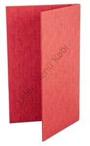 İçten Vidalı Menü Kabı Serigraf Baskılı (Özel Derili)