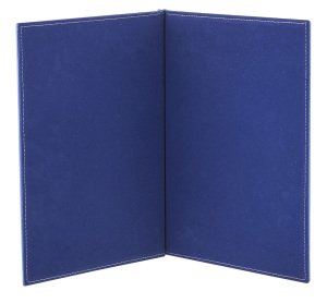 Kod: 307 Bağcıklı Çerçeveli Kelebek Model Deri Menü Kabı (Görsel Ebat: 26x32 cm)